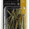 Mack 1017967 - spaanplaatschroef vz kop geelverz. 55st 3,5 x 40 mm | 5 stuks