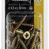 Mack 1017978 - spaanplaatschroef vz kop geelverz. 50st 4,5 x 30 mm | 5 stuks