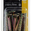 Mack 1017995 - spaanplaatschroef vz kop geelverz. 12st 6,0 x 70 mm | 5 stuks