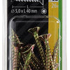 Mack 1018021 - spaanplschr.vzkop-zelfb. geelverz. 26 st 5,0 x 40 mm | 5 stuks