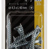 Mack 1018034 - schroef met kopboring staal verz. 30 st 4,5 x 40 mm | 5 stuks