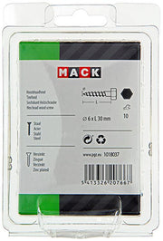 Mack 1018037 - houtdraadbout staal verzinkt 40 st 6 x 30 mm | 5 stuks - afbeelding 3