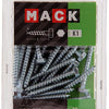 Mack 1018040 - houtdraadbout staal verzinkt 28 st 6 x 50 mm | 5 stuks