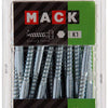 Mack 1018051 - houtdraadbout staal verzinkt 16 st 8 x 70 mm | 5 stuks