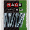 Mack 1018052 - houtdraadbout staal verzinkt 13 st 8 x 80 mm | 5 stuks