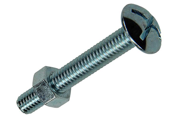 Mack 1018102 - kachelbout + moer staal verzinkt 30 st m6 x 40 mm | 5 stuks