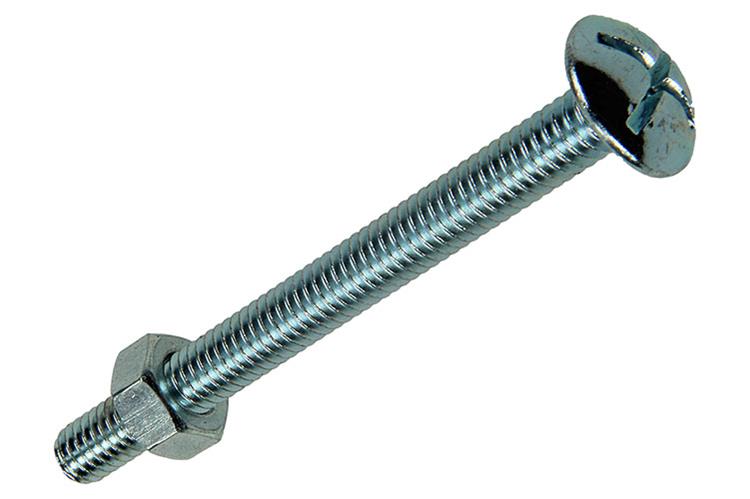 Mack 1018104 - kachelbout + moer staal verzinkt 22 st m6 x 60 mm | 5 stuks