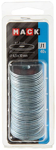 Mack 1018126 - carrosserie sluitring verzinkt40 st 6,5 x 30 mm | 5 stuks - afbeelding 2