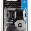 Mack 1018134 - dichtingsring rubber verzinkt 40 st 6,5 x 16 mm | 5 stuks