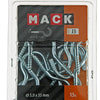 Mack 1018141 - schroefhaak staal verzinkt 15 st 5,0 x 35 mm | 5 stuks
