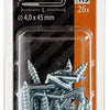 Mack 1018145 - schroefduim staal verzinkt 26 st 4,0 x 45 mm | 5 stuks
