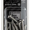 Mack 1020016 - zelftappende schroef cyl.kop a2 20 st 4,8 x 32 mm | 5 stuks