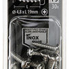 Mack 1020019 - zelftappende schroef cyl.kop a2 30 st 4,8 x 19 mm | 5 stuks