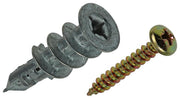 Mack 1018161 - boorplug vr gipskartplt + schr. zamac 15st 6 x 38 mm | 5 stuks - afbeelding 1