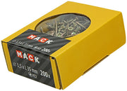 Mack 1020085 - spaanplaatschroef vz kop geel vz 200 st 3,5 x 35 mm | 5 stuks - afbeelding 3