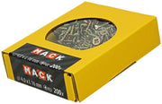 Mack 1020089 - spaanplaatschroef vz kop geel vz 200 st 4,0 x 16 mm | 5 stuks - afbeelding 3
