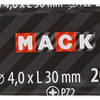 Mack 1020092 - spaanplaatschroef vz kop geel vz 200 st 4,0 x 30 mm | 5 stuks