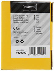 Mack 1020092 - spaanplaatschroef vz kop geel vz 200 st 4,0 x 30 mm | 5 stuks - afbeelding 5