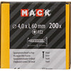 Mack 1020097 - spaanplaatschroef vz kop geelvz 200 st 4,0 x 60 mm | 2 stuks