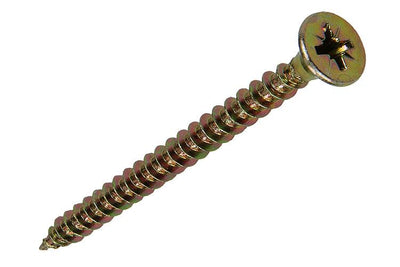 Mack 1020116 - spaanplaatschroef vz kop geelvz 100 st 5,0 x 60 mm | 5 stuks