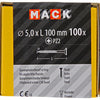 Mack 1020120 - spaanplaatschroef vz kop geel vz 100 st 5,0 x 100 mm | 2 stuks