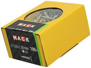 Mack 1020152 - spaanplaatschroef vz kp-zelfb.gvz 100st 5,0 x 50 mm | 5 stuks - afbeelding 3