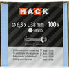 Mack 1020187 - zelfbor.schroef zeskt kop epdm-vz 100st 6,3 x 38 mm | 2 stuks