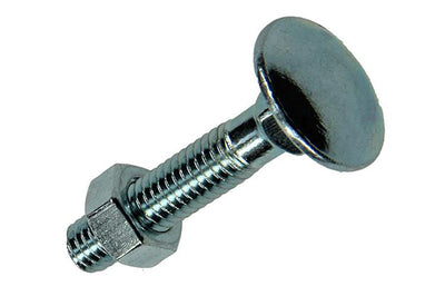 Mack 1020191 - houtbout + moer verzinkt 50 stm5 x 25 mm | 5 stuks