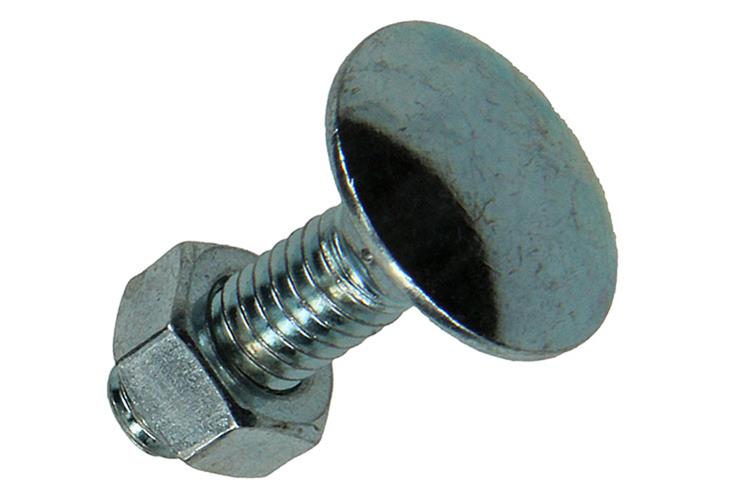 Mack 1020195 - houtbout + moer verzinkt 35 stm6 x 20 mm | 5 stuks