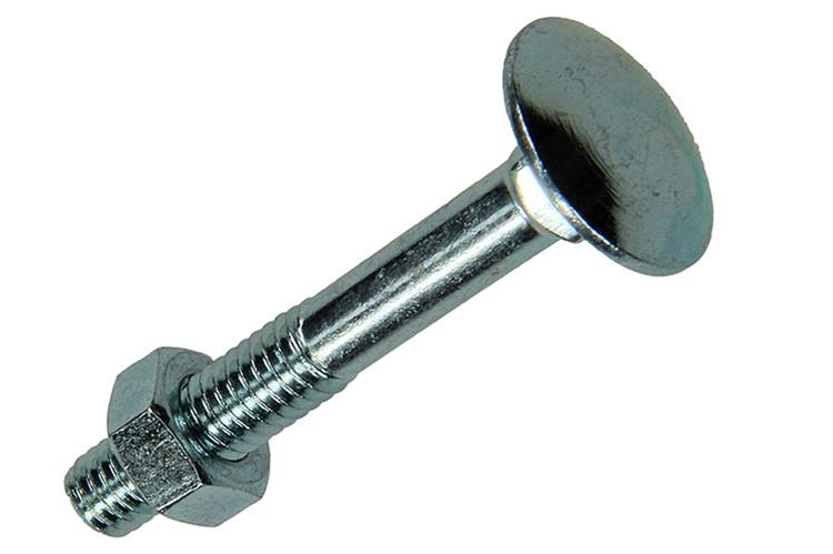 Mack 1020198 - houtbout + moer verzinkt 28 stm6 x 40 mm | 5 stuks