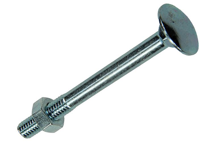 Mack 1020200 - houtbout + moer verzinkt 24 stm6 x 60 mm | 5 stuks