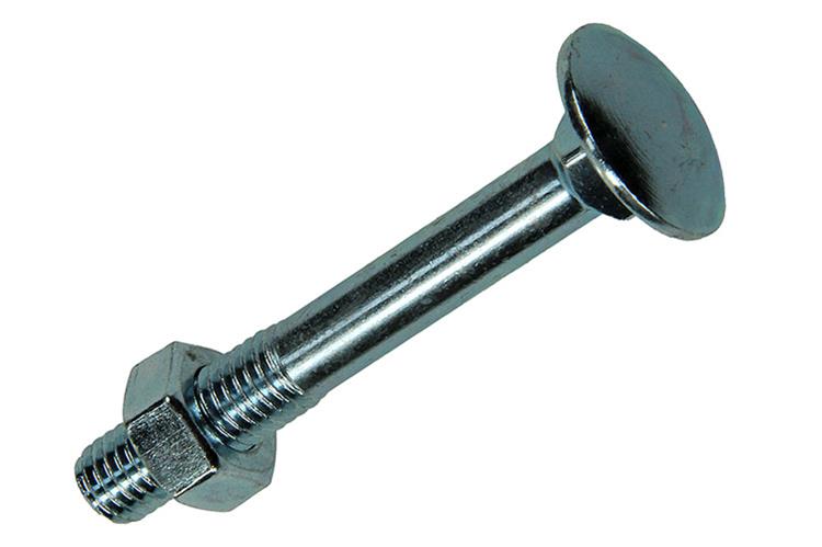 Mack 1020207 - houtbout + moer verzinkt 18 stm8 x 60 mm | 5 stuks
