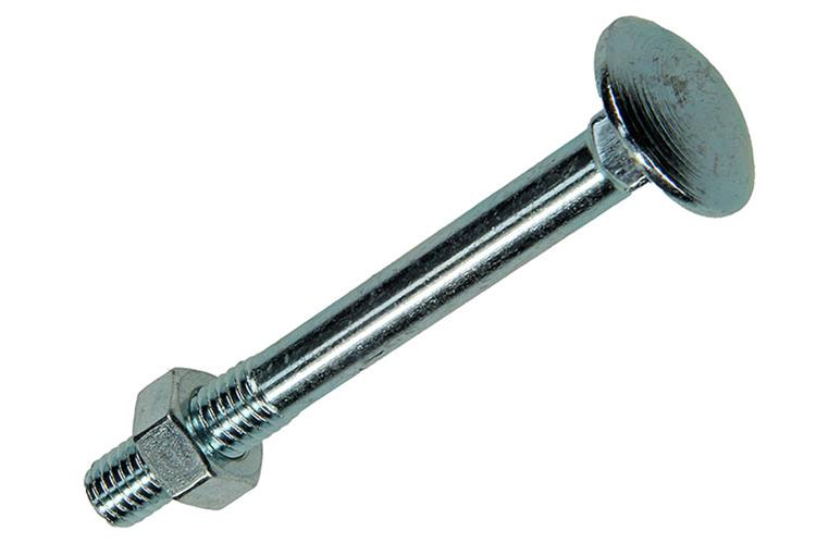Mack 1020208 - houtbout + moer verzinkt 16 stm8 x 70 mm | 5 stuks