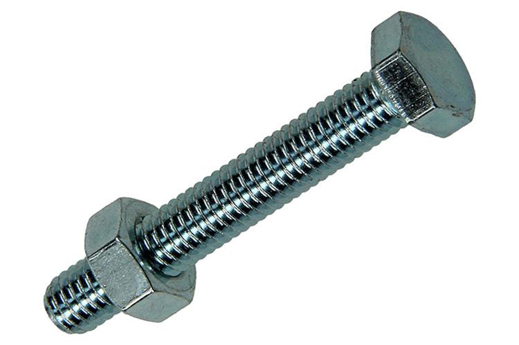 Mack 1020216 - tapbout + moer verzinkt 30 st m6 x 40 mm | 5 stuks