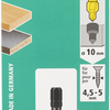 Wolfcraft verzinkboor | ws | 6-kant | ø4-10mm | 1 stuk - 2547000