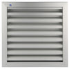 Renson 1006226 - muurrooster inbouw 411 alu f1 300x300mm | 1 stuks