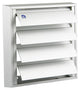 Renson 1006250 - dampkaprooster opbouw 433 alu f1 173x173mm | 2 stuks