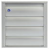 Renson 1006250 - dampkaprooster opbouw 433 alu f1 173x173mm | 2 stuks