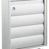 Renson 1006250 - dampkaprooster opbouw 433 alu f1 173x173mm | 2 stuks