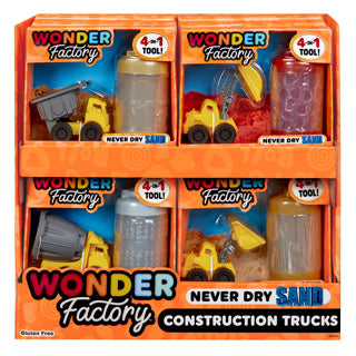 Wonder factory sand construction assortiment | 12 stuks
