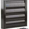 Renson 1006252 - dampkaprooster opbouw 433 alu ral 8019 173x173mm | 2 stuks