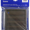 Renson 1006252 - dampkaprooster opbouw 433 alu ral 8019 173x173mm | 2 stuks