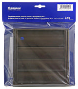 Renson 1006252 - dampkaprooster opbouw 433 alu ral 8019 173x173mm | 2 stuks - afbeelding 4
