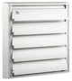 Renson 1006253 - dampkaprooster opbouw 433 alu f1 210x210mm | 2 stuks