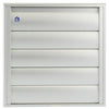 Renson 1006253 - dampkaprooster opbouw 433 alu f1 210x210mm | 2 stuks