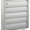 Renson 1006253 - dampkaprooster opbouw 433 alu f1 210x210mm | 2 stuks