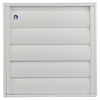 Renson 1006254 - dampkaprooster opbouw 433 alu ral 9010 210x210mm | 2 stuks
