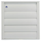 Renson 1006254 - dampkaprooster opbouw 433 alu ral 9010 210x210mm | 2 stuks - afbeelding 3