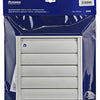 Renson 1006254 - dampkaprooster opbouw 433 alu ral 9010 210x210mm | 2 stuks