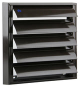 Renson 1006255 - dampkaprooster opbouw 433 alu ral 8019 210x210mm | 2 stuks - afbeelding 1